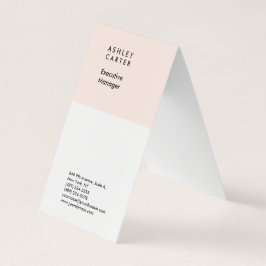 プロフェッショナルエレガントミニマリストシンプルプレーン 名刺