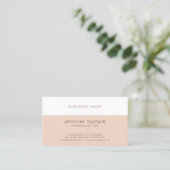 プロフェッショナルエレガントミニマルデザインモダンラグジュアリー 名刺 (スタンド正面)