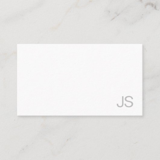 プロフェッショナルエレガントミニマルデザイン 名刺 (正面)