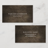 プロフェッショナルエレガントミニモダン名刺 名刺 (正面/裏面)