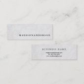 プロフェッショナルエレガントミモダンミナカスタマイズリスト スキニー名刺 (正面/裏面)