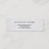 プロフェッショナルエレガントミモダンミナカスタマイズリスト スキニー名刺 (裏面)