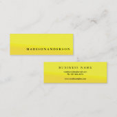 プロフェッショナルエレガントミモダンミナカスタマイズリスト スキニー名刺 (正面/裏面)