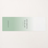 プロフェッショナルエレガントミントグリーンエクササイズマット ヨガマット (裏面(横))