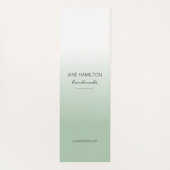 プロフェッショナルエレガントミントグリーンエクササイズマット ヨガマット (裏面)