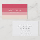 プロフェッショナルエレガントメイクアップアーティスト美容師 名刺 (正面/裏面)