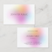 プロフェッショナルエレガントモダンカラフルデザイン 名刺 (正面/裏面)