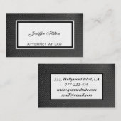 プロフェッショナルエレガントモダングレイ感 名刺 (正面/裏面)