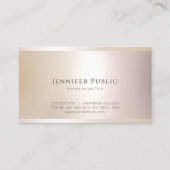 プロフェッショナルエレガントモダンシンプルテンプレートトレンディー 名刺 (正面)