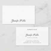 プロフェッショナルエレガントモダンシンプルデザインテンプレート 名刺 (正面/裏面)