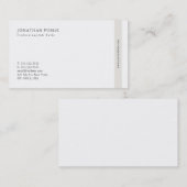 プロフェッショナルエレガントモダンシンプル平野 名刺 (正面/裏面)