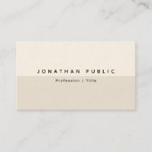 プロフェッショナルエレガントモダンテンプレートラグジュアリー 名刺 (正面)