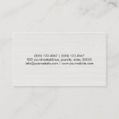 プロフェッショナルエレガントモダンヒョウ皮#25 名刺 (裏面)