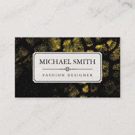 プロフェッショナルエレガントモダンヒョウ皮#32 名刺