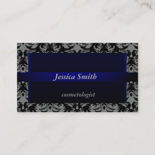 プロフェッショナルエレガントモダンビロード 名刺 (正面)