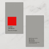 プロフェッショナルエレガントモダンプレミアムラグジュアリートレンディー 名刺 (正面/裏面)