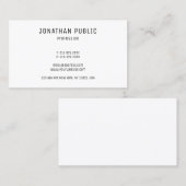 プロフェッショナルエレガントモダンミニマルテンプレート 名刺 (正面/裏面)