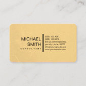 プロフェッショナルエレガントモダンヴィンテージ#4 名刺 (裏面)