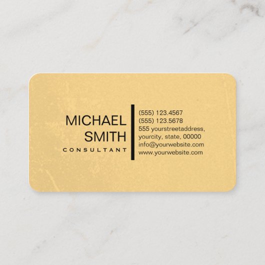 プロフェッショナルエレガントモダンヴィンテージ#4 名刺 (裏面)