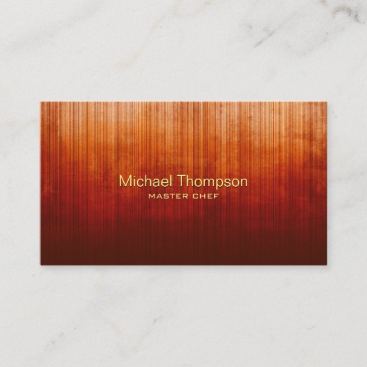 プロフェッショナルエレガントモダン素朴ストライプのグラデーション 名刺 (正面)
