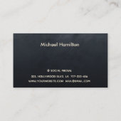 プロフェッショナルエレガントモダン絵画サービス 名刺 (裏面)