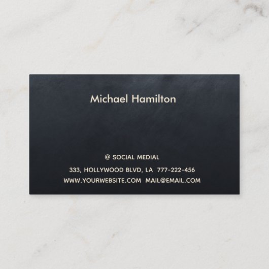 プロフェッショナルエレガントモダン絵画サービス 名刺 (裏面)