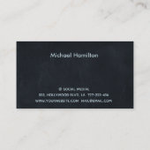 プロフェッショナルエレガントモダン絵画サービス 名刺 (裏面)