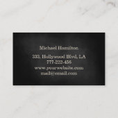 プロフェッショナルエレガントモダン絵画サービス 名刺 (裏面)