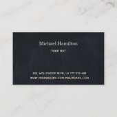 プロフェッショナルエレガントモダン絵画サービス 名刺 (裏面)