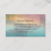 プロフェッショナルエレガントモダン絵画サービス 名刺 (裏面)