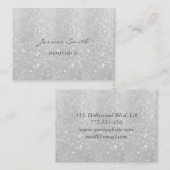 プロフェッショナルエレガントモダン豪華な輝き 名刺 (正面/裏面)