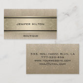 プロフェッショナルエレガントモダン豪華な輝き 名刺 (正面/裏面)