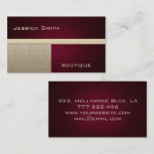 プロフェッショナルエレガントモダン豪華な輝き 名刺 (正面/裏面)