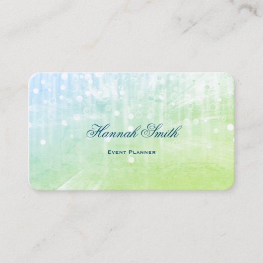 プロフェッショナルエレガントモダン高級グリッター 名刺 (正面)