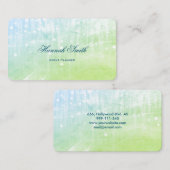 プロフェッショナルエレガントモダン高級グリッター 名刺 (正面/裏面)