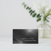 プロフェッショナルエレガントモダン高級光沢メタル 名刺 (スタンド正面)