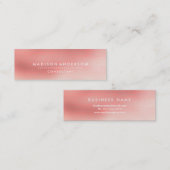 プロフェッショナルエレガントモダン スキニー名刺 (正面/裏面)