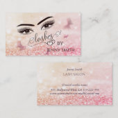 プロフェッショナルエレガントモダン《写真》ぼけ味蝶メイク 名刺 (正面/裏面)