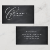 プロフェッショナルエレガントモダンBlackboard 名刺 (正面/裏面)