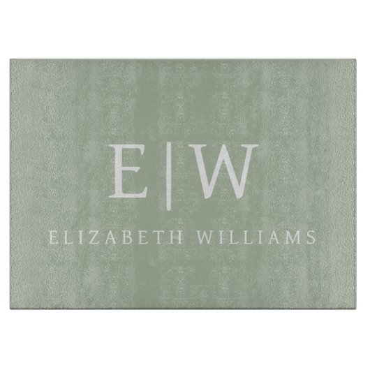 プロフェッショナルエレガントモノグシンプルラムミニマル カッティングボード (正面)