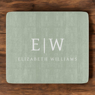 プロフェッショナルエレガントモノグシンプルラムミニマル カッティングボード