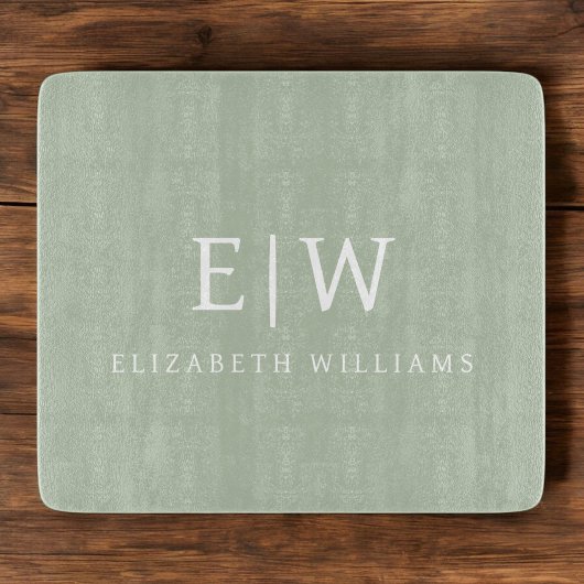 プロフェッショナルエレガントモノグシンプルラムミニマル カッティングボード