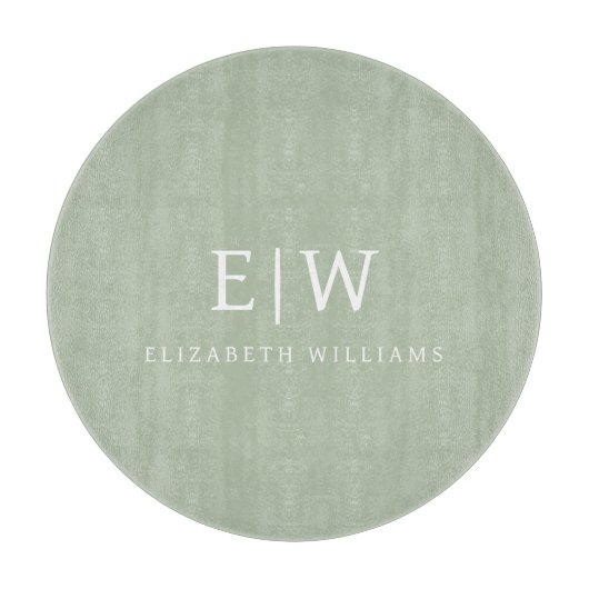 プロフェッショナルエレガントモノグシンプルラムミニマル カッティングボード (正面)