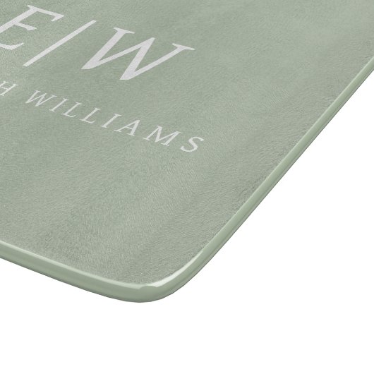 プロフェッショナルエレガントモノグシンプルラムミニマル カッティングボード (角)