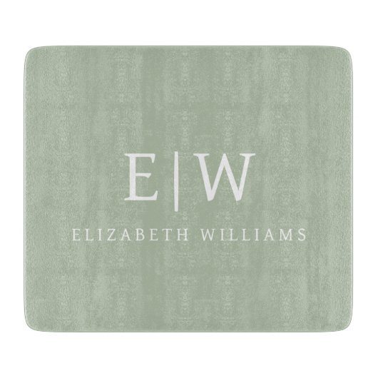 プロフェッショナルエレガントモノグシンプルラムミニマル カッティングボード (正面)