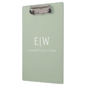 プロフェッショナルエレガントモノグシンプルラムミニマル クリップボード (左)