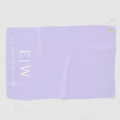 プロフェッショナルエレガントモノグシンプルラムミニマル ゴルフタオル (横)