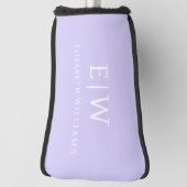 プロフェッショナルエレガントモノグシンプルラムミニマル ゴルフヘッドカバー (回転90)