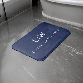 プロフェッショナルエレガントモノグシンプルラムミニマル バスマット