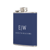 プロフェッショナルエレガントモノグシンプルラムミニマル フラスク (左)